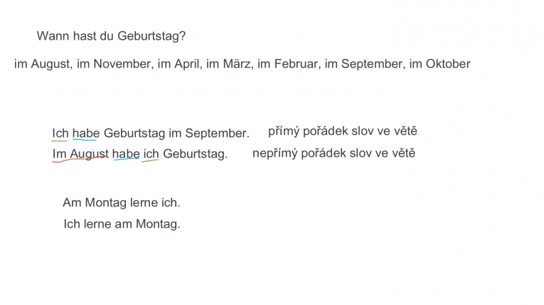 pořádek slov ve větě pořádek slov ve větě